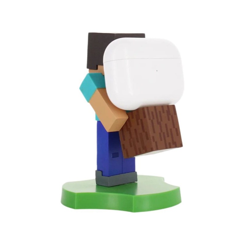 Minecraft Steve Guys Holdems Cable Guys support d'appareil et support de téléphone 11cm | 5060525897276