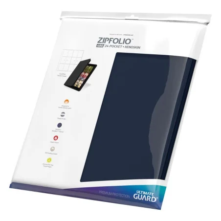 Ultimate Guard - Zipfolio 480 - 18-Pocket XenoSkin Blauw | 4260250077108