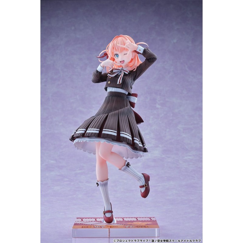 Love Live! Hasuno Sora Jogakuin School Idol Club statuette PVC 1/7 Hinoshita Kaho Fortune Movie Ver. 24 cm | 4573629960100