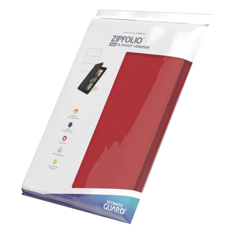 Ultimate Guard - Zipfolio 360 - 18-Pocket XenoSkin Rouge | 4260250074558