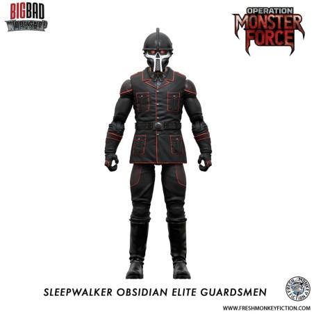Operation: Monster Force figurine 1/12 Sleepwalker Obsidian Elite Guardsmen 15 cm | 0658580014858