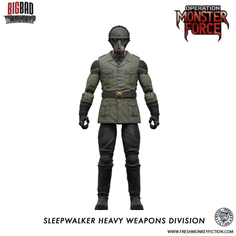 Operation: Monster Force figurine 1/12 Sleepwalker Heavy Weapons Division 15 cm | 0658580014841