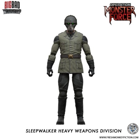 Operation: Monster Force figurine 1/12 Sleepwalker Heavy Weapons Division 15 cm | 0658580014841