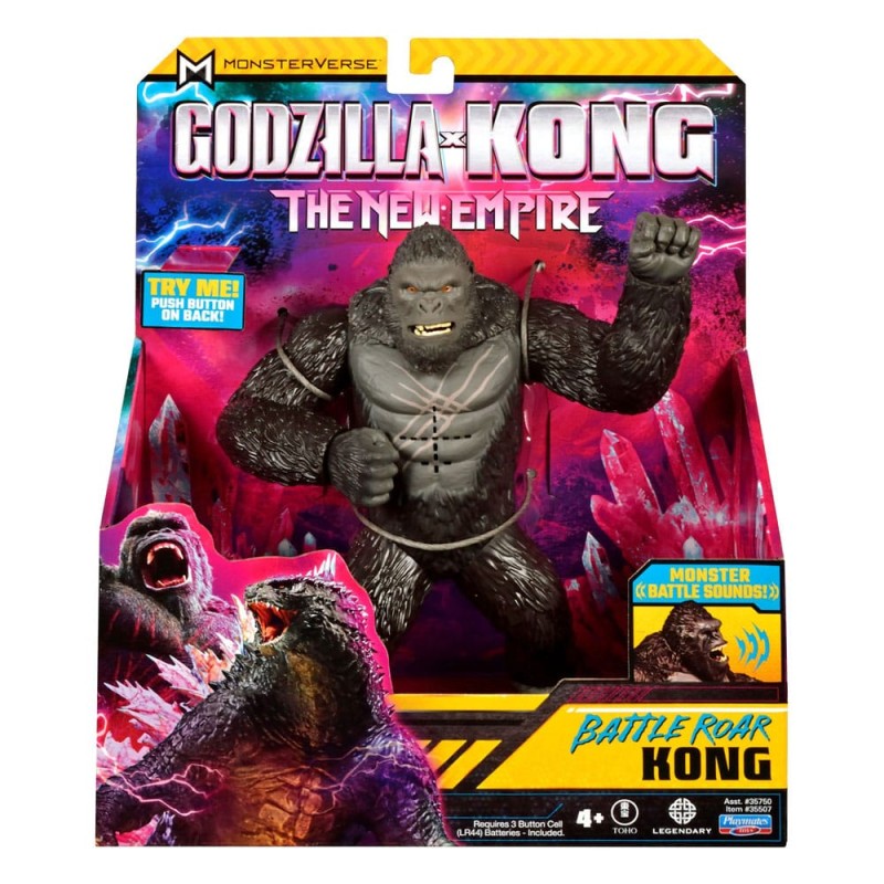 Godzilla x Kong: Le Nouvel Empire figurine Battle Roar Kong 18 cm  | 0043377355076