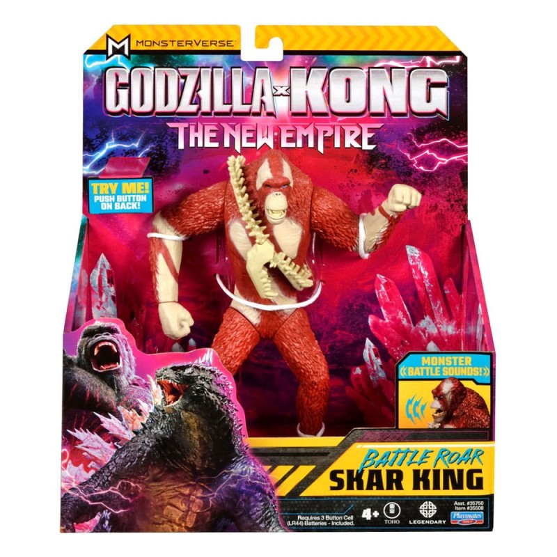 Godzilla x Kong: Le Nouvel Empire figurine Battle Roar Skar King 18 cm | 0043377355083