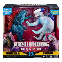 Godzilla x Kong : Le Nouvel Empire Diorama 2-Pack Godzilla vs Shimo 15 cm | 0043377357957