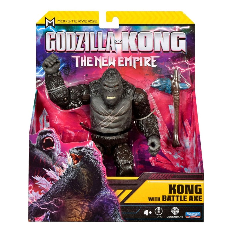 Godzilla x Kong: Le Nouvel Empire figurine Kong with Battle Axe 15 cm | 0043377352037