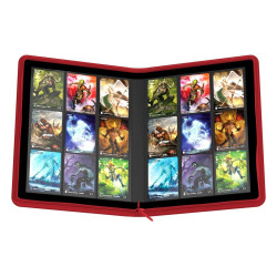 Ultimate Guard - Zipfolio 360 - 18-Pocket XenoSkin Rood
