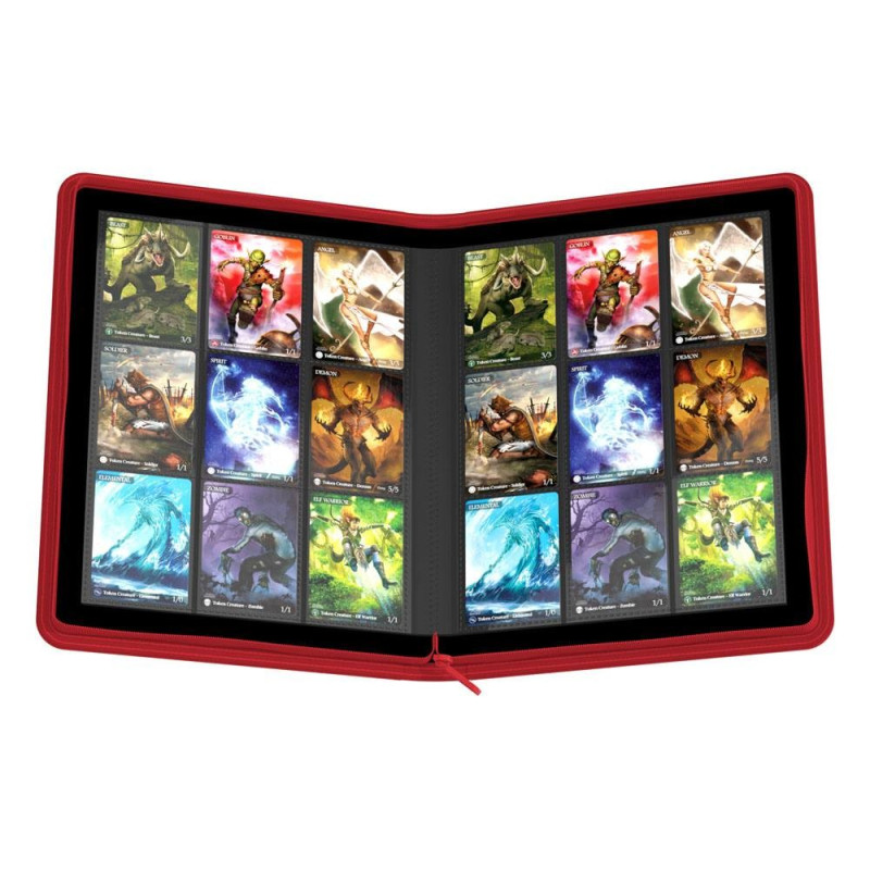 Ultimate Guard - Zipfolio 360 - 18-Pocket XenoSkin Red