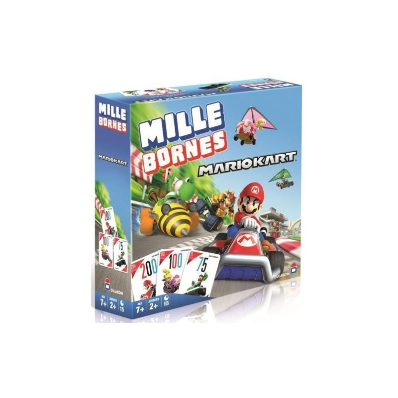 Spel: Duizend terminals - Mario Kart
uitgever: TF1 / Dujardin
Engelse versie