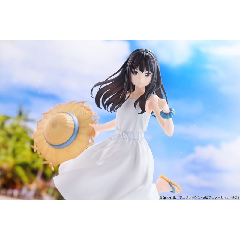 Lycoris Recoil PVC Statue 1/7 Takina Inoue White Dress Ver. 23 cm | 4573629960025