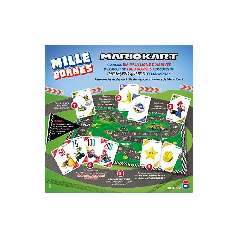 jeu : Mille Bornes - Mario Kart éditeur : TF1 / Dujardin version française