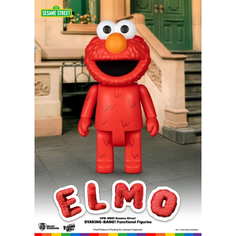 Sesame Street Syaing Bang Vinyl Piggy Bank Elmo 47 cm | 4711385251999