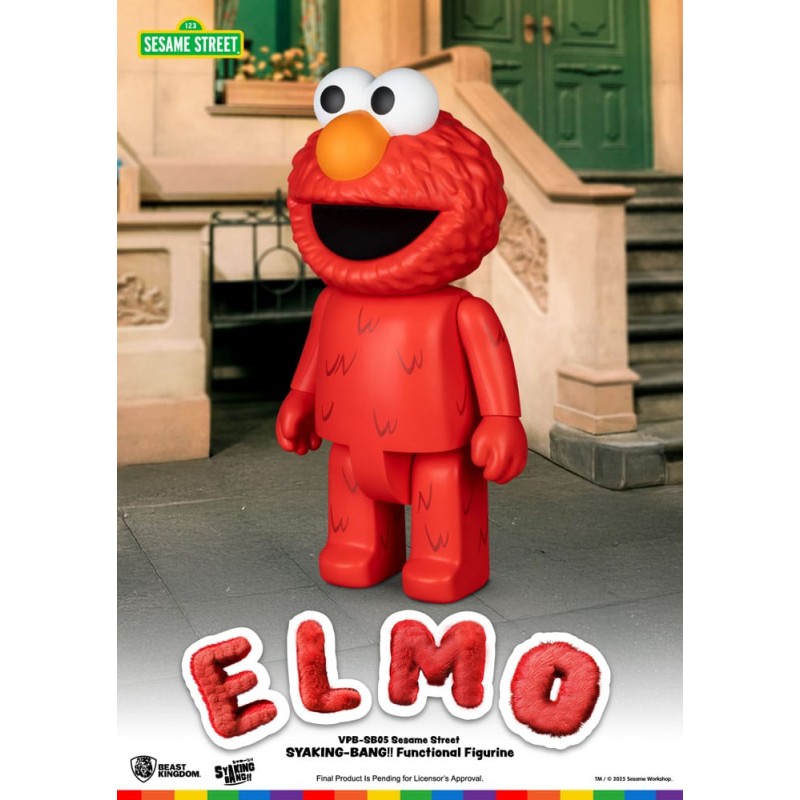 Sesame Street Syaing Bang Vinyl Piggy Bank Elmo 47 cm | 4711385251999