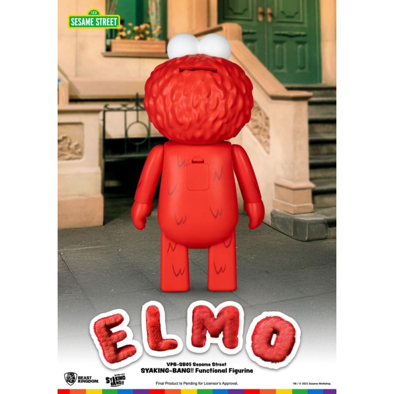 Sesame Street Syaing Bang Vinyl Piggy Bank Elmo 47 cm | 4711385251999