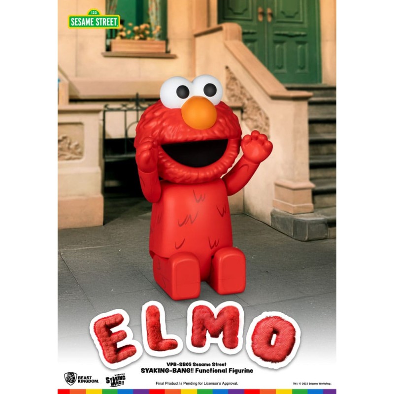 Sesame Street Syaing Bang Vinyl Piggy Bank Elmo 47 cm | 4711385251999