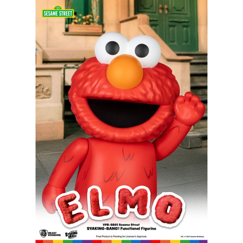 Sesame Street Syaing Bang Vinyl Piggy Bank Elmo 47 cm | 4711385251999