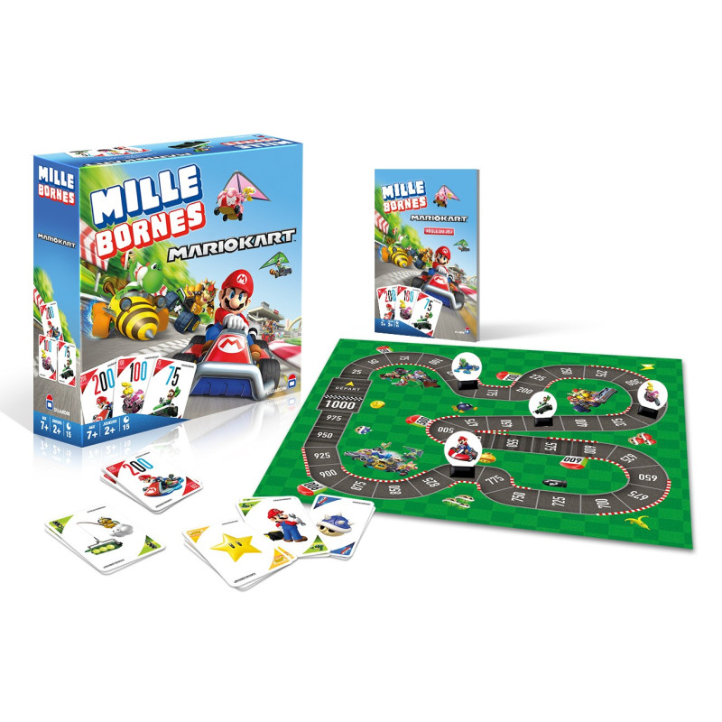 jeu : Mille Bornes - Mario Kart
éditeur : TF1 / Dujardin
version française