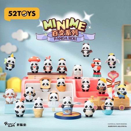 Panda Roll Blind Box Minime Figures Assortment Dress Up 4 cm (20) | 6958985015653