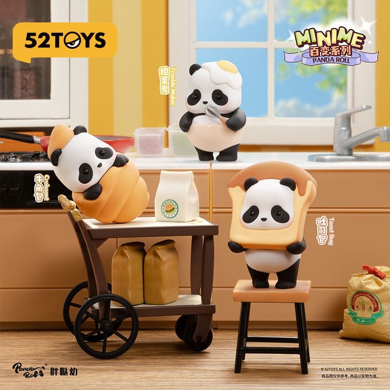 Panda Roll Blind Box Minime Figures Assortment Dress Up 4 cm (20) | 6958985015653