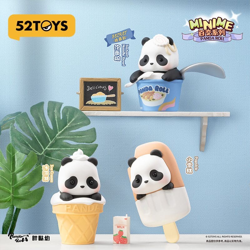 Panda Roll Blind Box Minime Figures Assortment Dress Up 4 cm (20) | 6958985015653