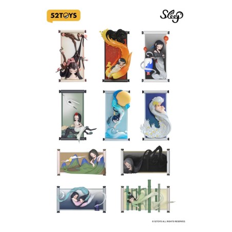 Sleep Blind Box Figures Assortment Chinese Scrolls 10 cm (8) | 6958985028431