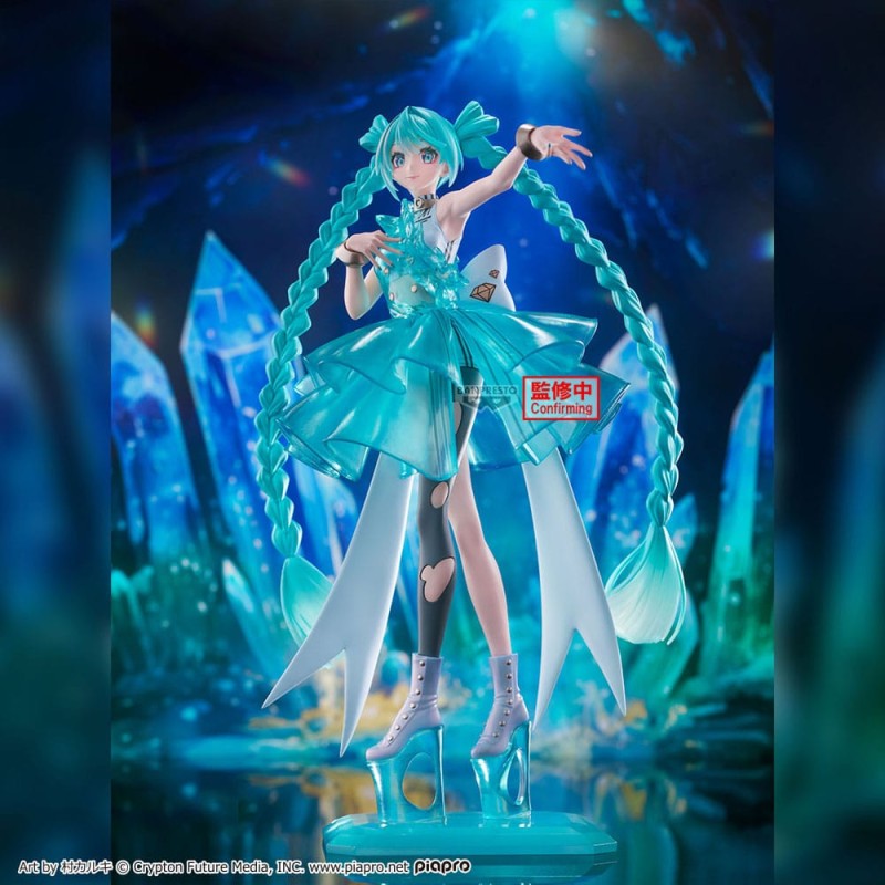 Hatsune Miku statuette PVC Clearluxe  Emerald Gem 28 cm | 4983164293265