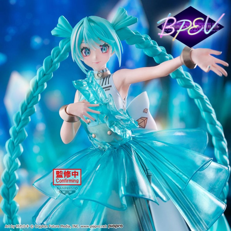 Hatsune Miku statuette PVC Clearluxe  Emerald Gem 28 cm | 4983164293265