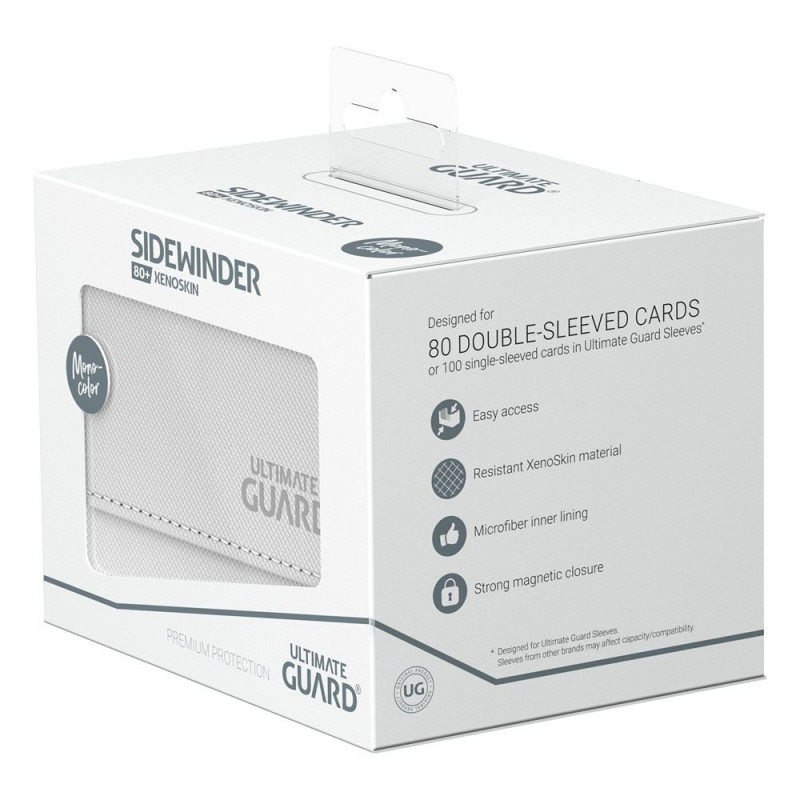 Ultimate Guard Sidewinder 80+ XenoSkin Monocolor Wit
