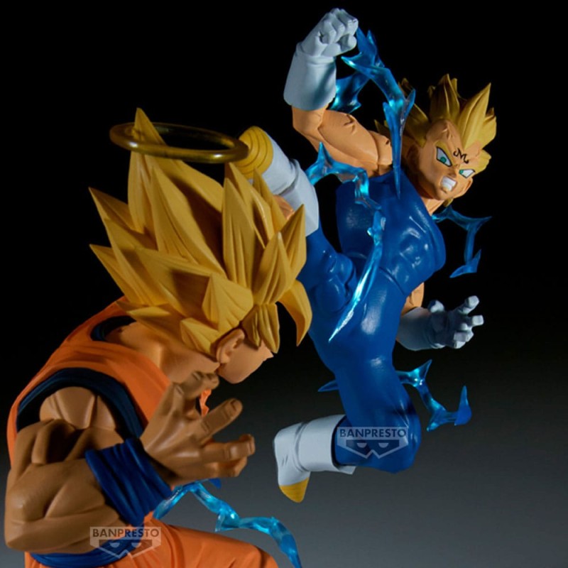 Dragon Ball Z statuette PVC Match Makers Majin Vegeta (vs Super Saiyan 2 Son Goku) 15 cm | 4983164297553