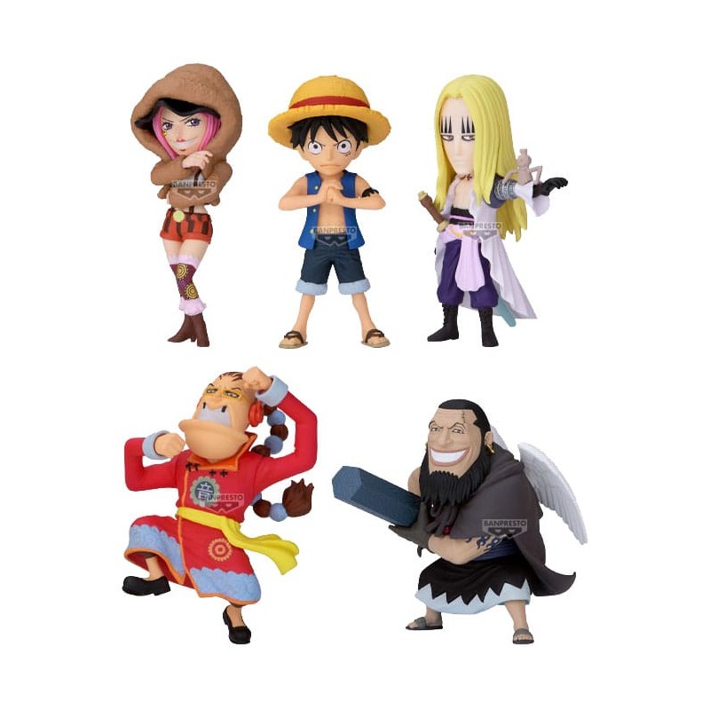 One Piece WCF Mini Figures 7 cm Sabaody Island The Worst Generation Display (12) | 4983164297782