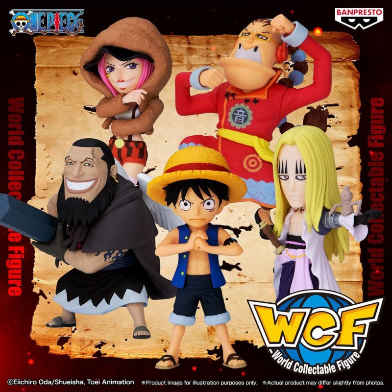 One Piece WCF Mini Figures 7 cm Sabaody Island The Worst Generation Display (12) | 4983164297782
