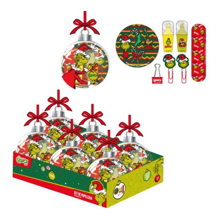 The Grinch tree ornment with stationery - set 5 pieces | 8445484450743