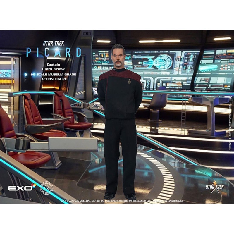 Star Trek: Picard Action Figure 1/6 Captain Liam Shaw 30 cm | 0656382803052