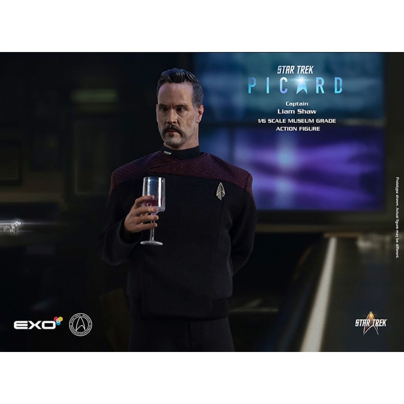 Star Trek: Picard Action Figure 1/6 Captain Liam Shaw 30 cm | 0656382803052