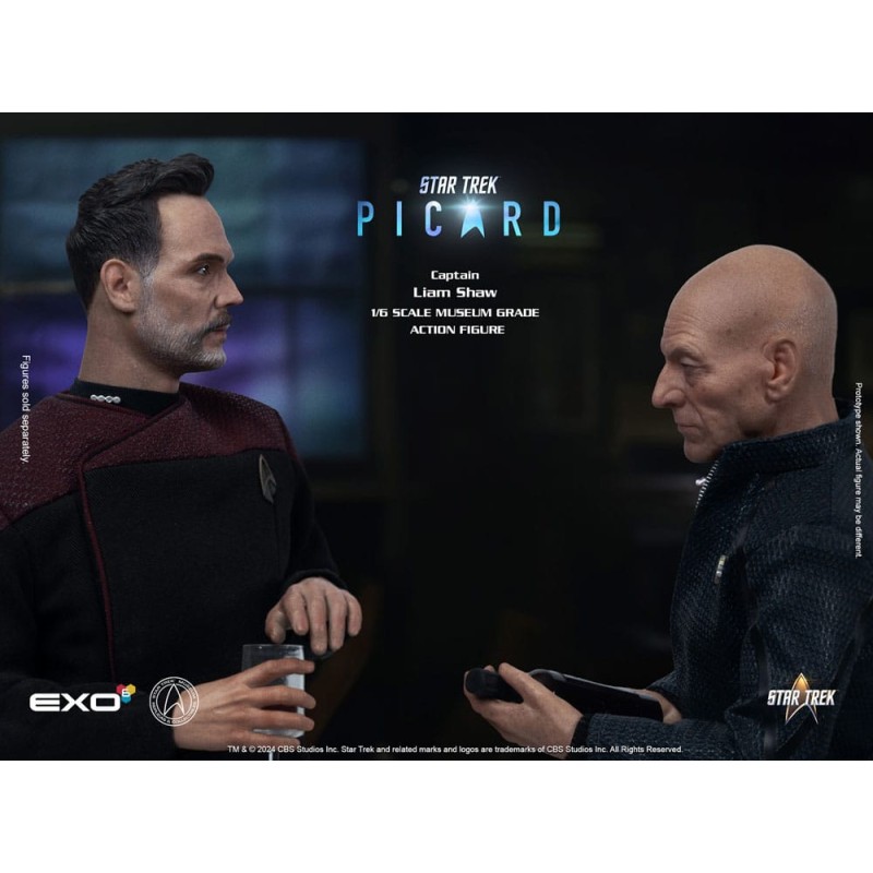 Star Trek: Picard Action Figure 1/6 Captain Liam Shaw 30 cm | 0656382803052