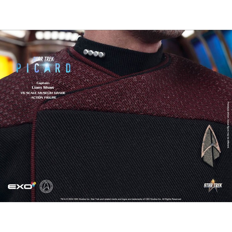 Star Trek: Picard Action Figure 1/6 Captain Liam Shaw 30 cm | 0656382803052