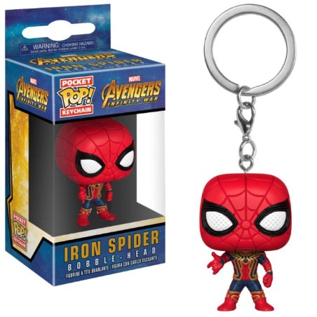 Avengers Infinity War porte-clés Pocket POP! Vinyl Iron Spider 4 cm | 0889698273022