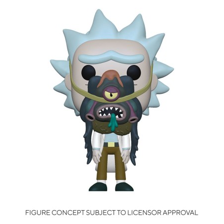 Rick & Morty POP! Animation Vinyl Figure Rick w/ Glorzo 9 cm | 0889698552509