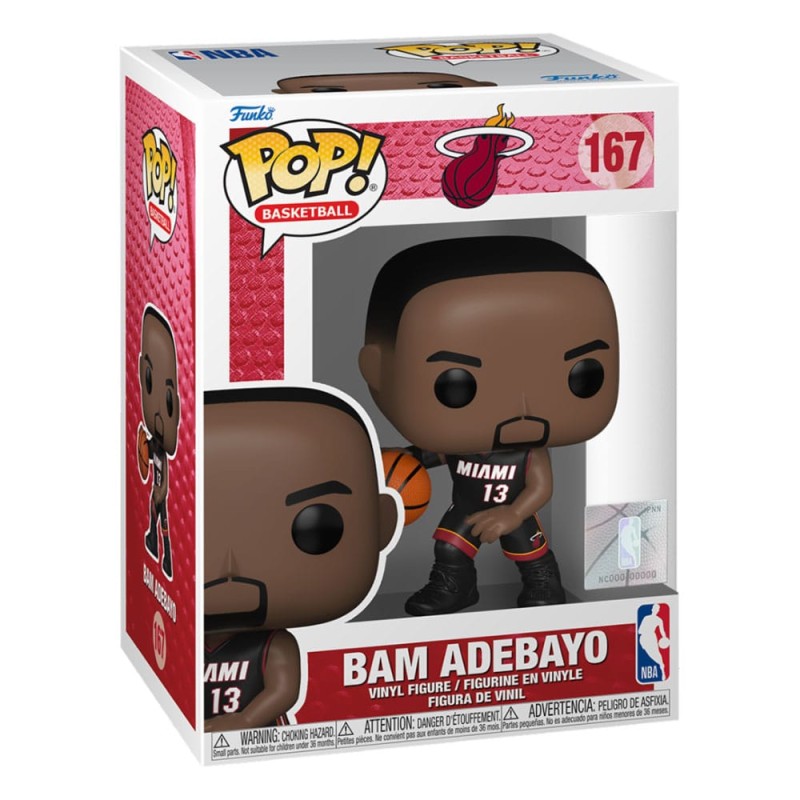 NBA Legends POP! Sports Vinyl Figure Heat- Bam Adebayo 9 cm | 0889698722490