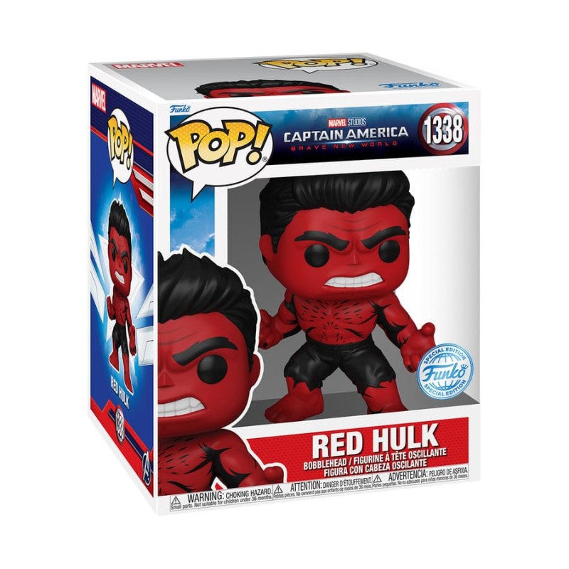 Captain America: Brave New World Figurine Super Sized POP! Marvel Vinyl Red Hulk (Retro) 15 cm | 0889698774895