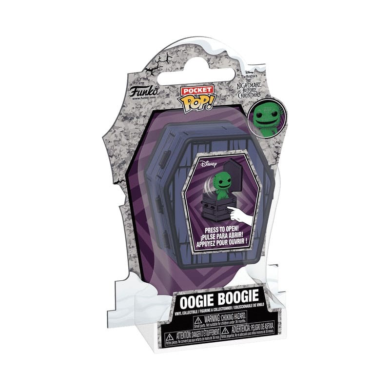 L'Étrange Noël de monsieur Jack pack figurine Coffin Pocket POP! Vinyl Oogie Boogie 6 cm | 0889698799119