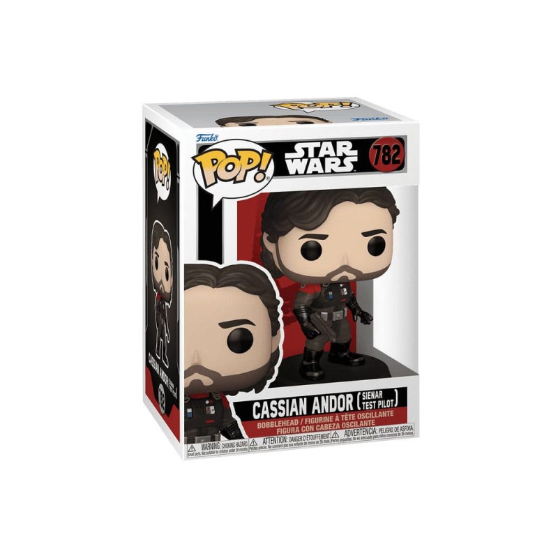 Star Wars: Andor POP! TV Vinyl Figures Cassian Andor (Sienar Test Pilot) w/chase 9 cm Assortment (6) | 0889698801645