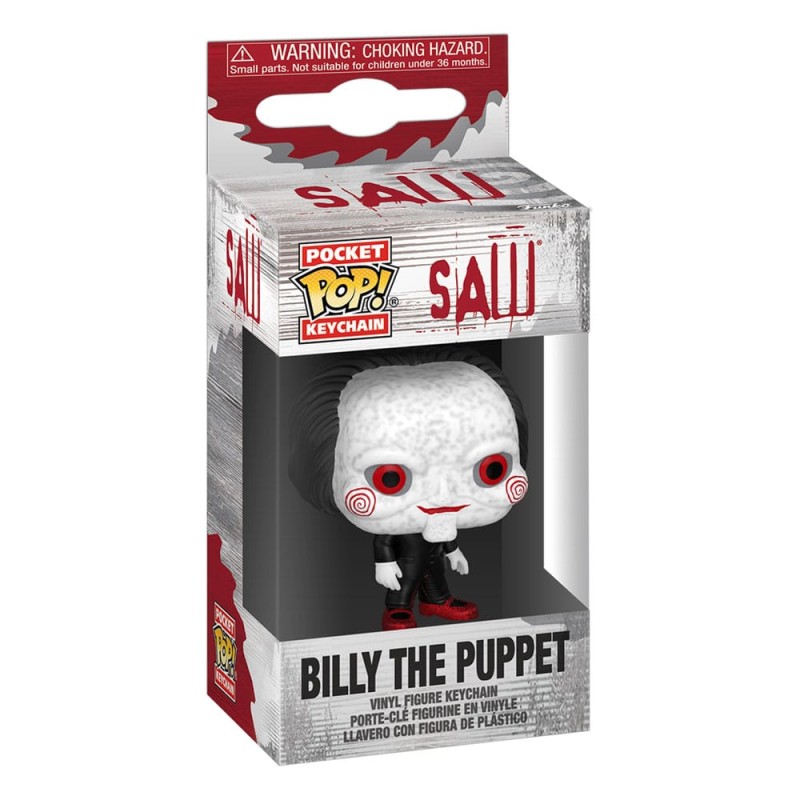 Saw Pocket POP! Vinyl Keychains 4 cm Billy the Puppet Display (12) | 0889698806909