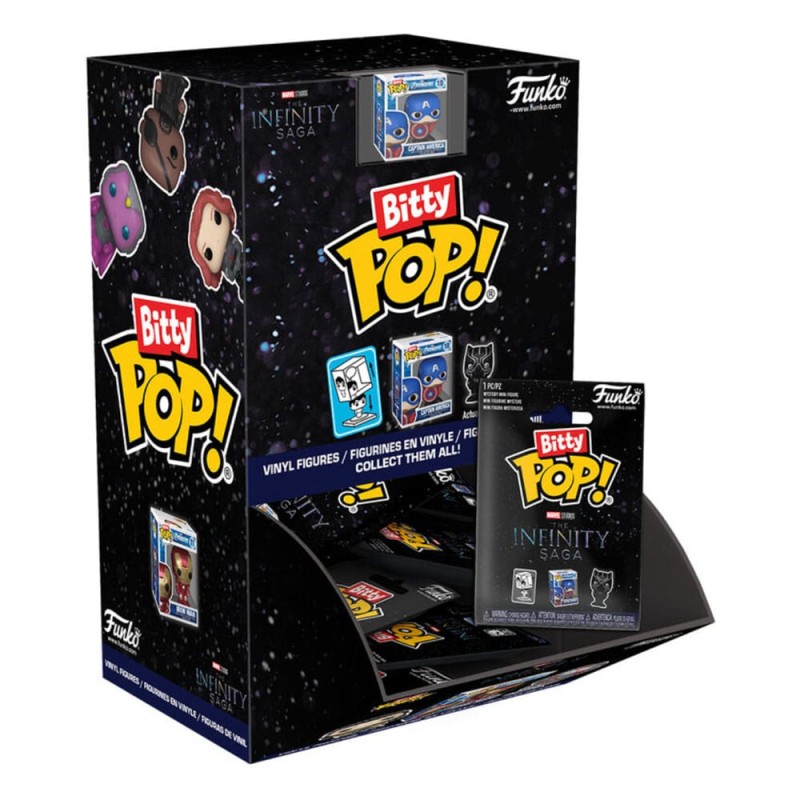 Marvel Mystery Bitty POP! Vinyl Figures 2 cm The Infinity Saga Display (32) | 0889698811194