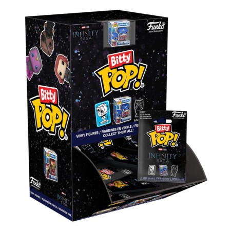 Marvel Mystery Bitty POP! Vinyl Figures 2 cm The Infinity Saga Display (32) | 0889698811194