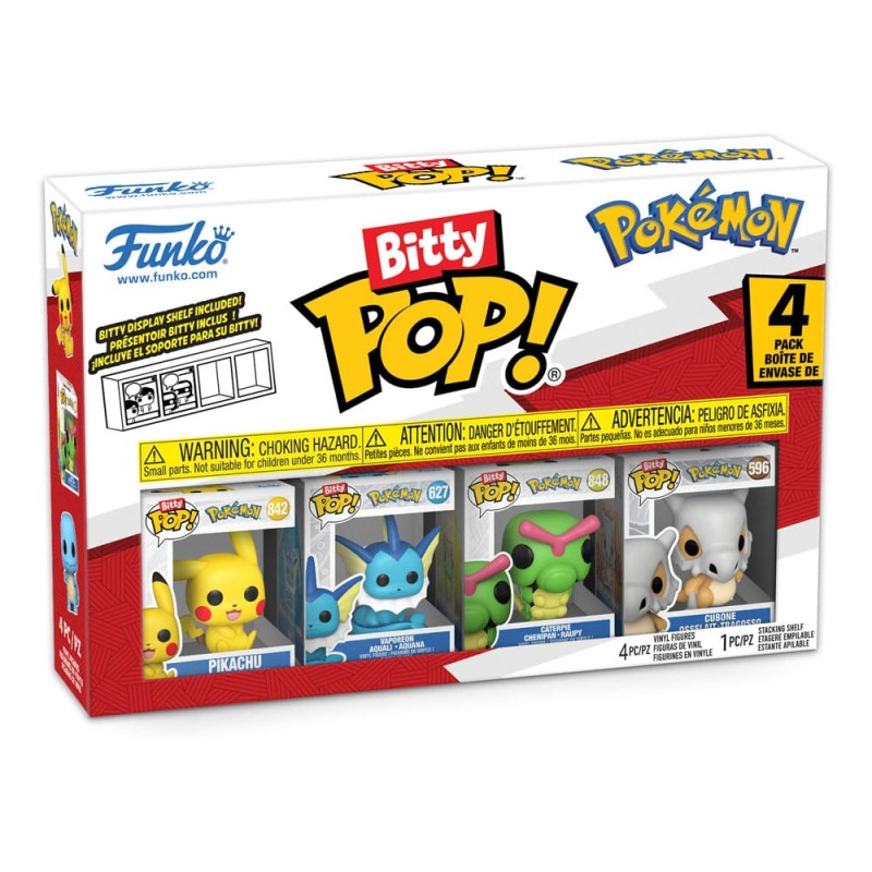 Pokémon Bitty POP! Vinyl Figure 4-Pack Series 1 2 cm | 0889698811323