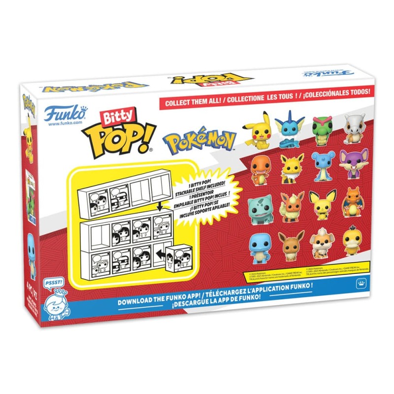 Pokémon Bitty POP! Vinyl Figure 4-Pack Series 2 2 cm | 0889698811330