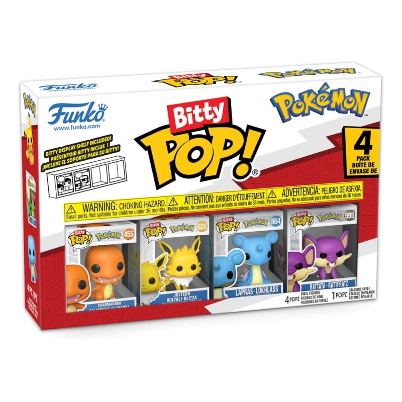 Pokémon Bitty POP! Vinyl Figure 4-Pack Series 2 2 cm | 0889698811330