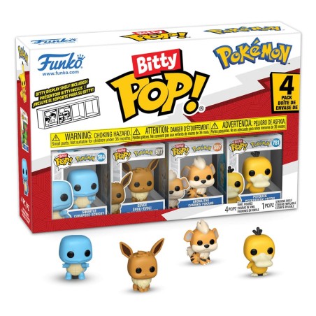 Pokémon Bitty POP! Vinyl Figure 4-Pack Series 4 2 cm | 0889698811354
